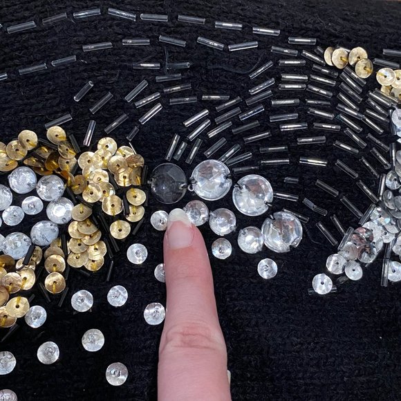 VINTAGE || BEDAZZLED SWEATER - Picture 7 of 7